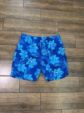 Stitches & Rivets Board Shorts Men's Size XL Multicolor Tropical Print Unlined